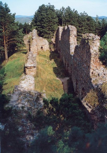 Zcenina hradu Vrkamk