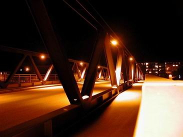New bridge over river Vltava